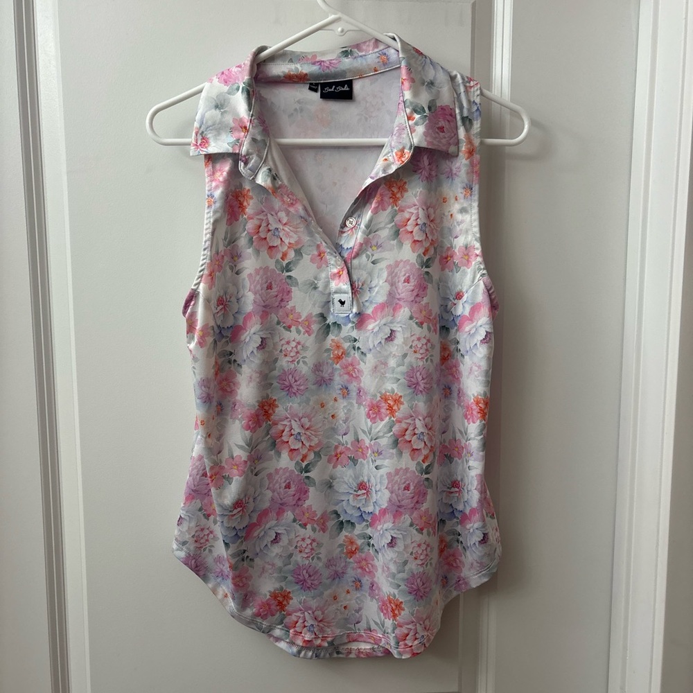 Bad birdie sleeveless polo